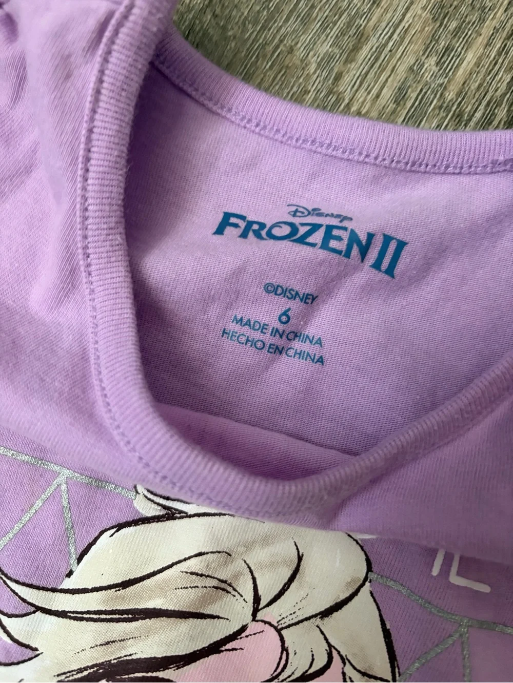Disney Pink Elsa Graphic Tee and Denim Character Shorts
